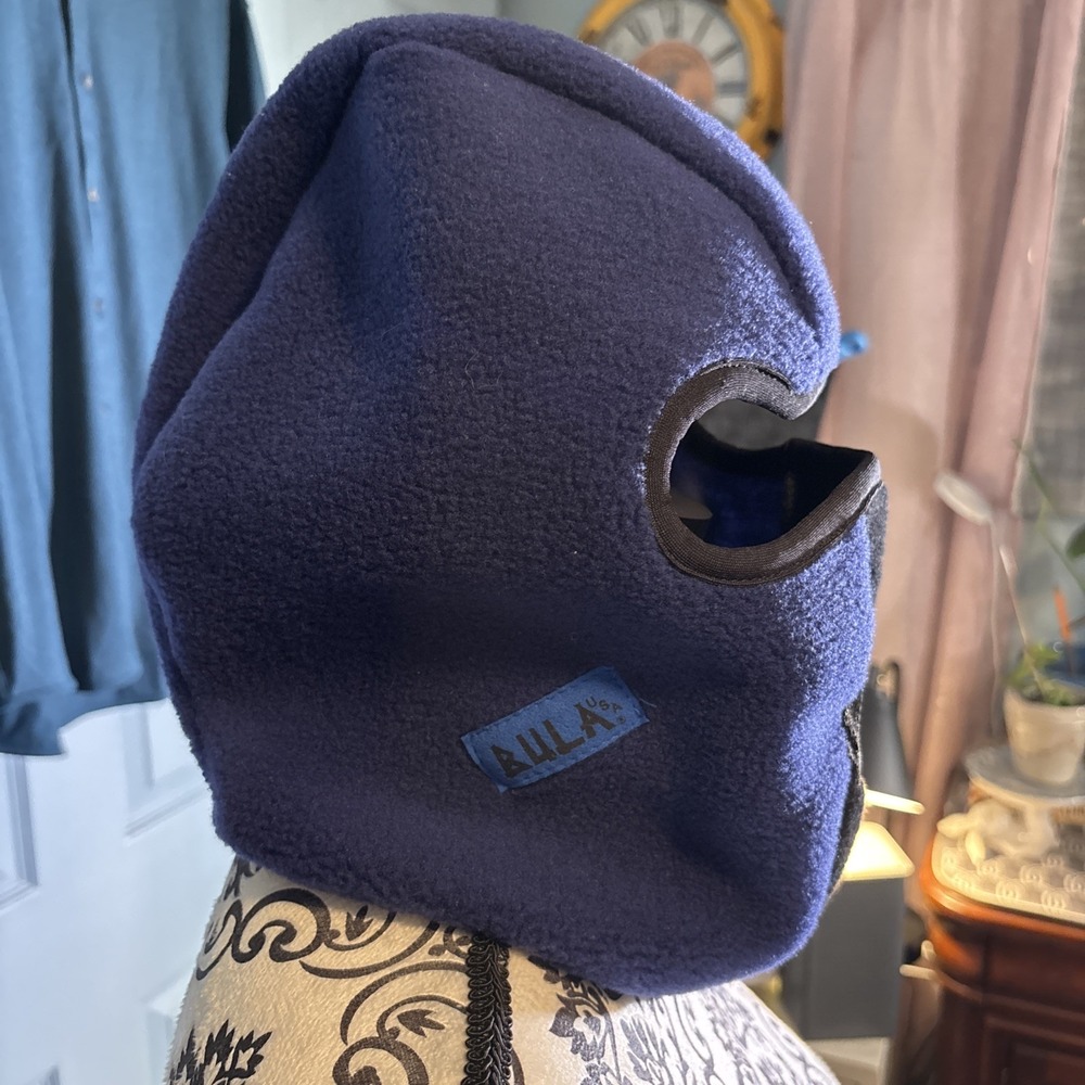 Bula Ski Mask Balaclava Fleece Blue/ Black Head Protection Cold‎ Outdoor Hunting